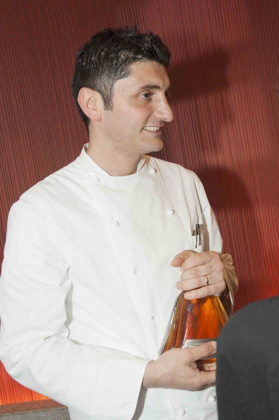 Andrea Aprea propone un menù accompagnato da cocktail a base di grappa